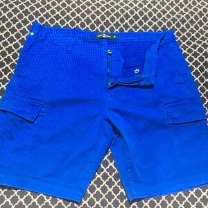 Psycho Bunny Electric Blue Cargo Shorts
